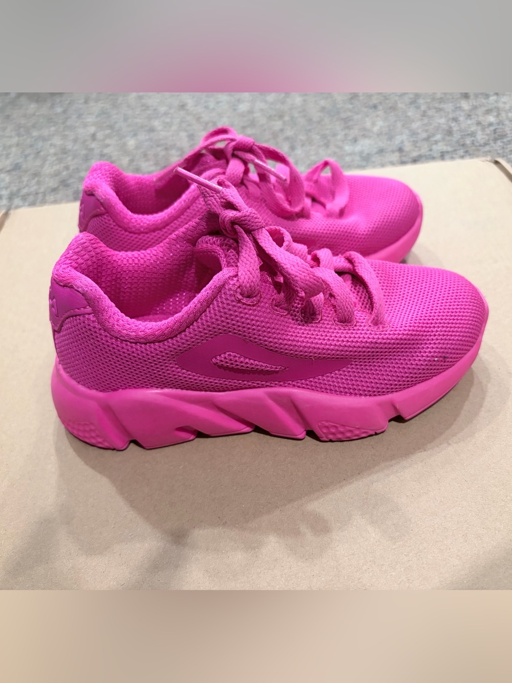 FILA Bright Pink Low-Top Sneaker
